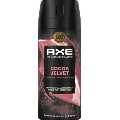 Axe Fine Fragrance Deospray>Cocoa Velvet Deodorant Bodyspray