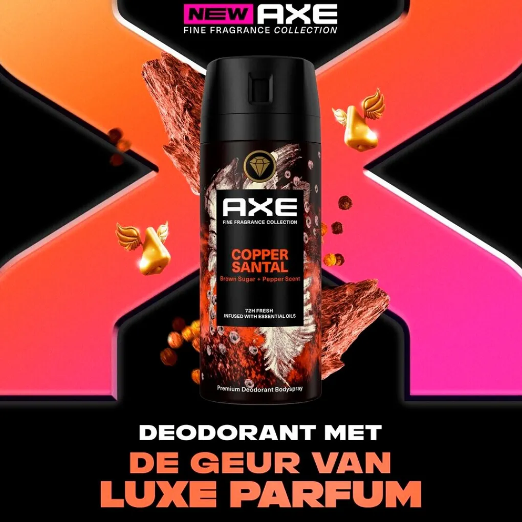 Axe Fine Fragrance Deospray>Copper Santal Deodorant Bodyspray