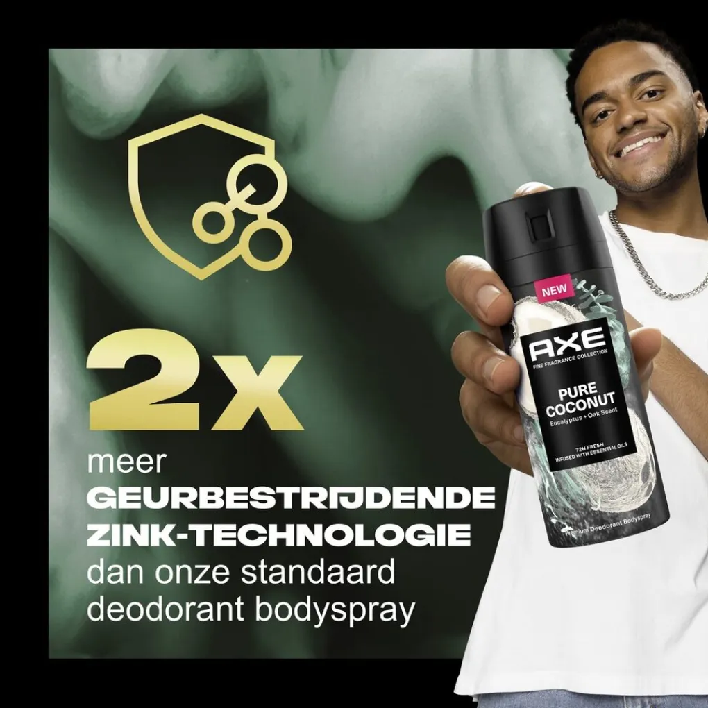 Axe Fine Fragrance Deospray>Pure Coconut Deodorant Bodyspray