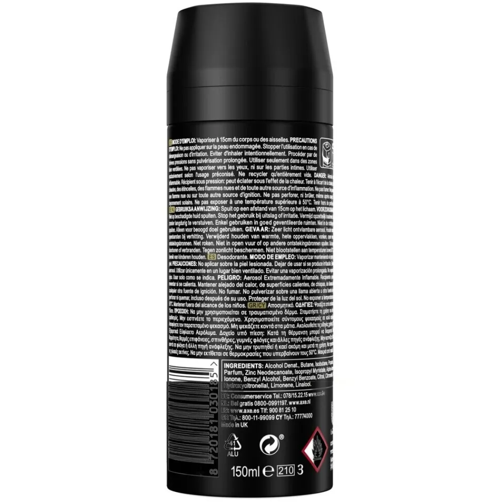 Axe Deospray>Gold Deodorant & Bodyspray
