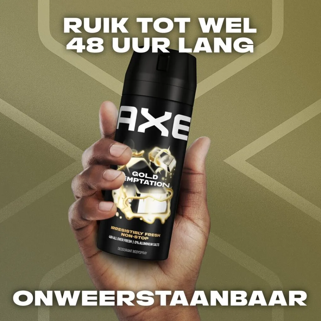 Axe Deospray>Gold Temptation Deodorant & Bodyspray