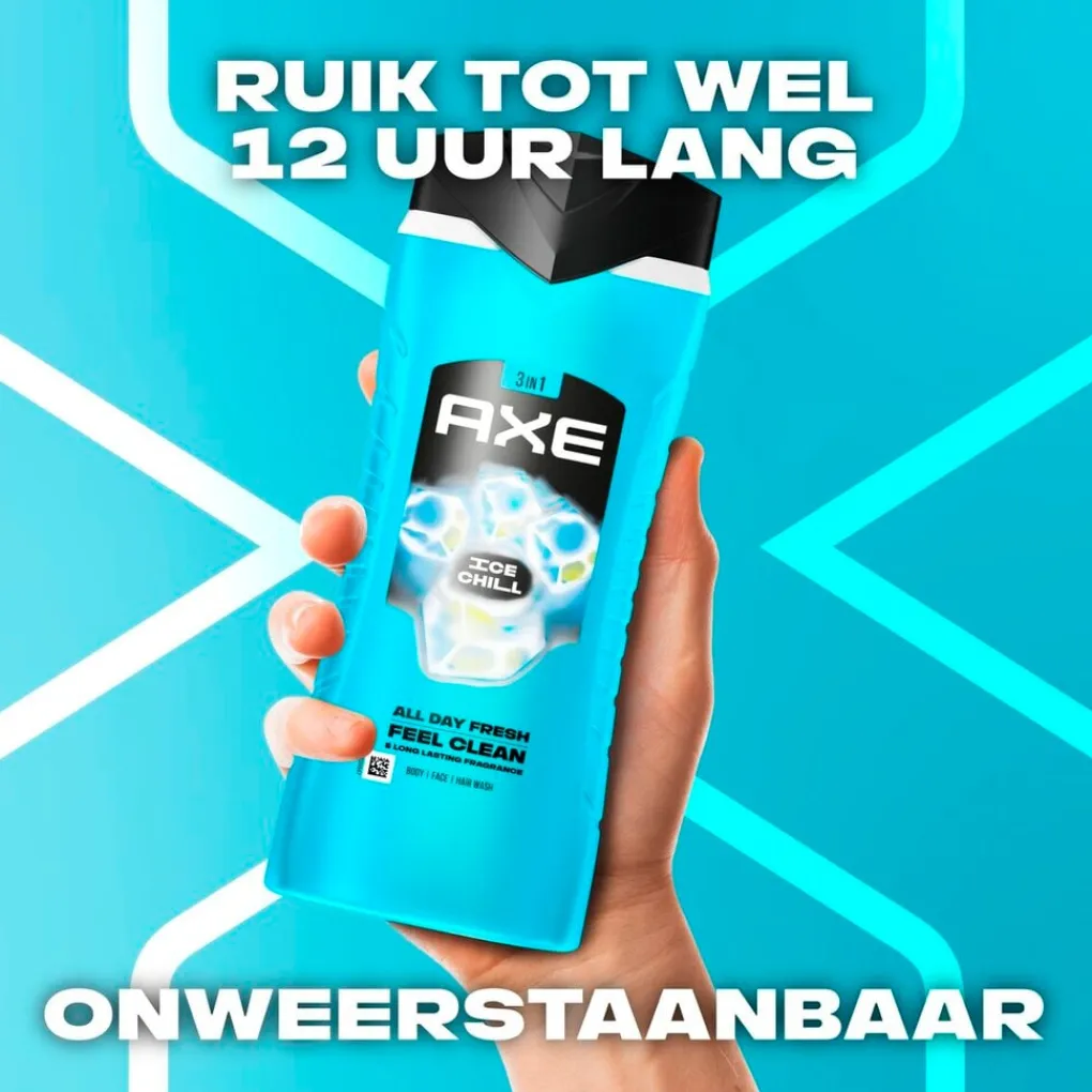 Axe Douchegel>Ice Chill 3-in-1 Douchegel