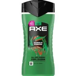 Axe Douchegel>Jungle Fresh Extra Fresh 3-in-1 Douchegel