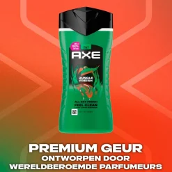 Axe Douchegel>Jungle Fresh Extra Fresh 3-in-1 Douchegel