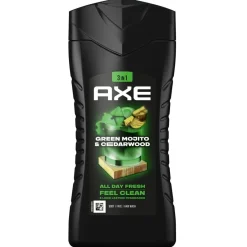 Axe Douchegel>Wild Green Mojito & Cedarwood 3-in-1 Douchegel