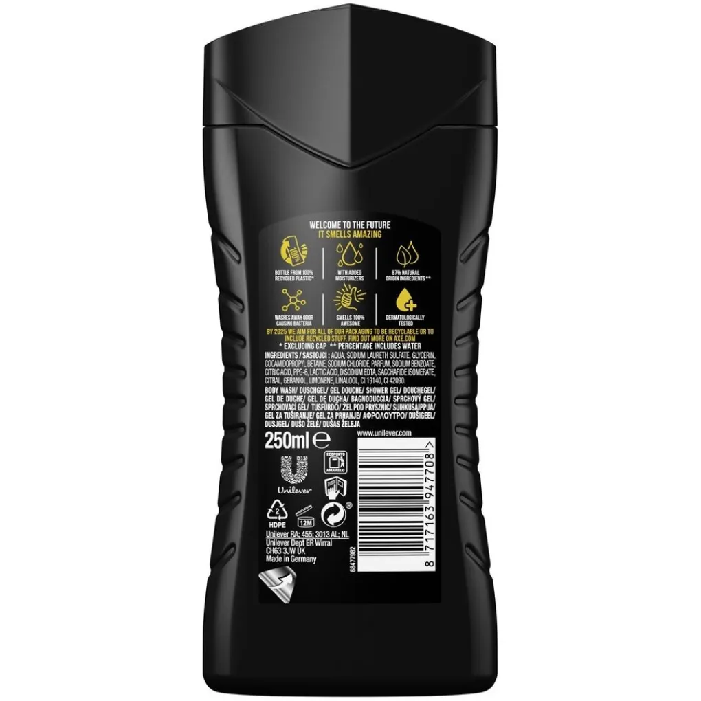 Axe Douchegel>Wild Green Mojito & Cedarwood 3-in-1 Douchegel