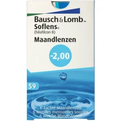 Bausch & Lomb Lenzen>-2.00 Maandlenzen