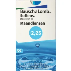 Bausch & Lomb Lenzen>-2.25 Maandlenzen