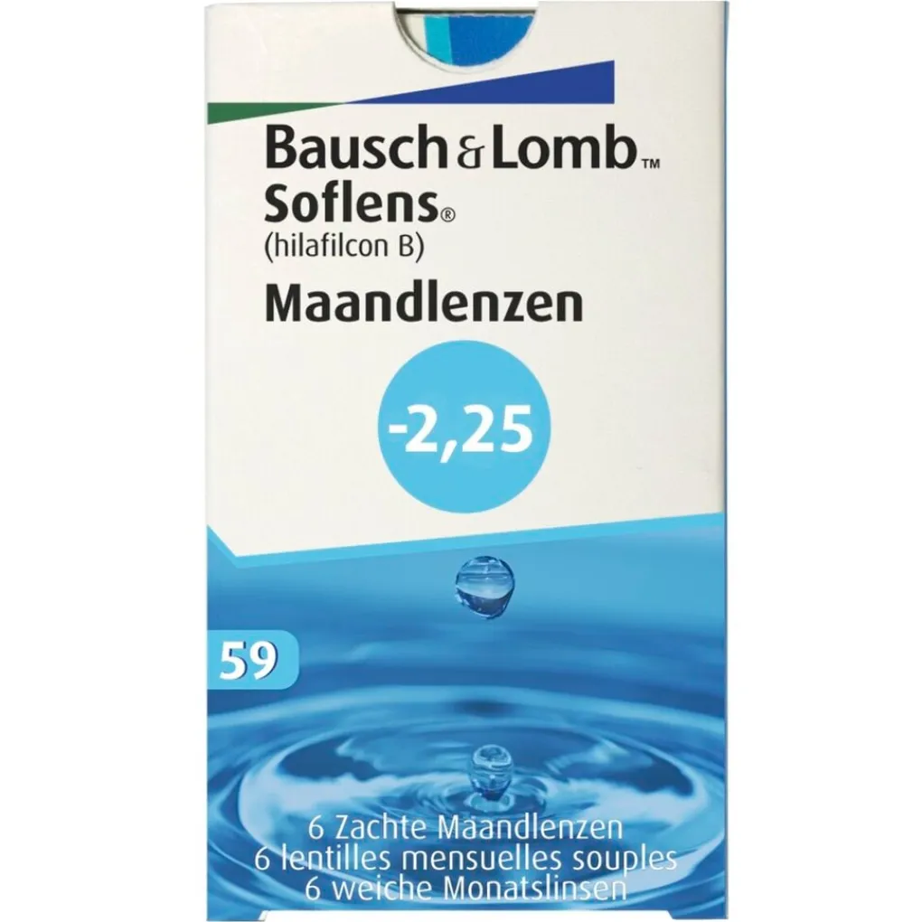 Bausch & Lomb Lenzen>-2.25 Maandlenzen