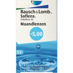 Bausch & Lomb Lenzen>-5.00 Maandlenzen