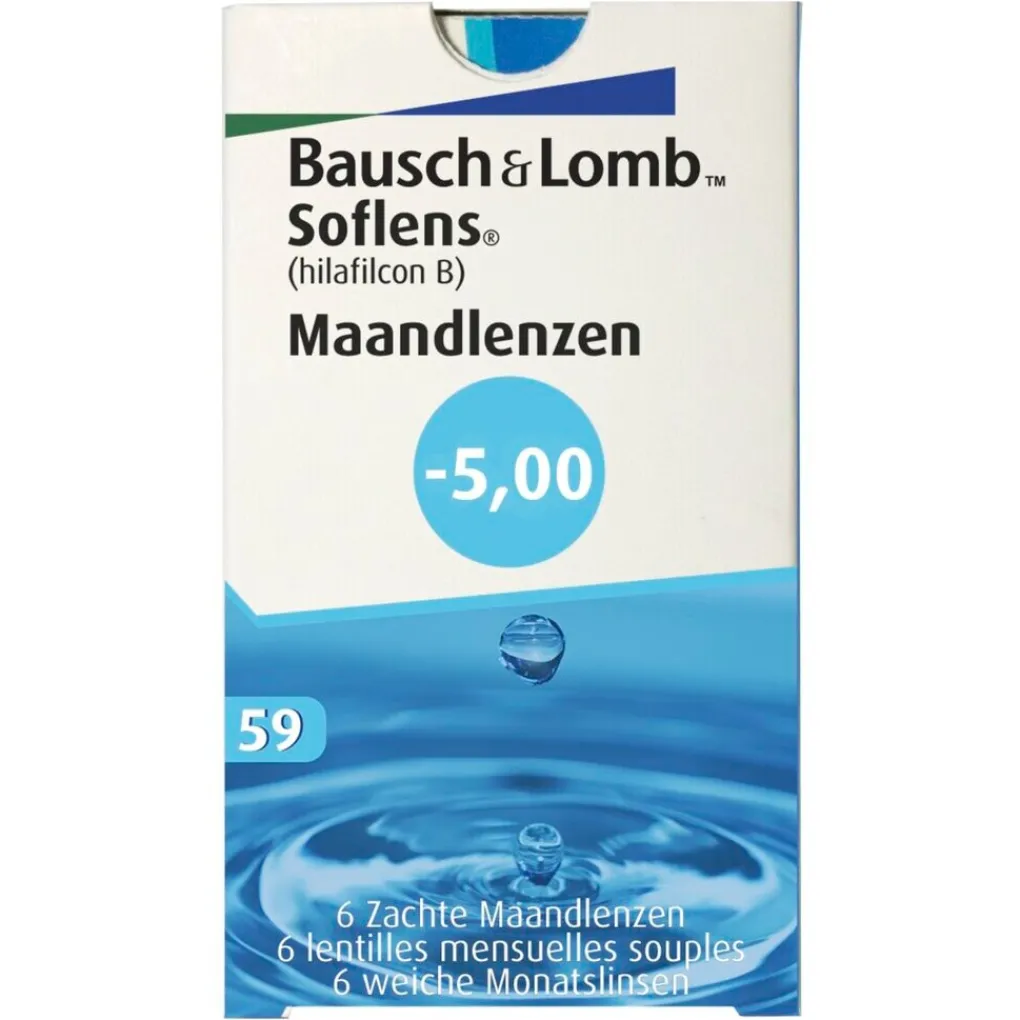 Bausch & Lomb Lenzen>-5.00 Maandlenzen