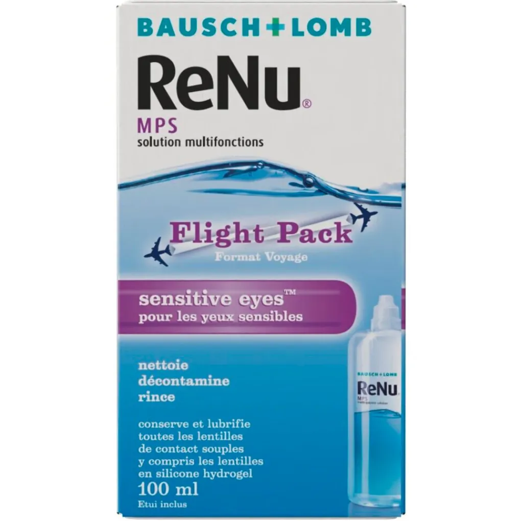 Bausch & Lomb Lenzenvloeistof>ReNu MPS Sensitive Eyes Flightpack