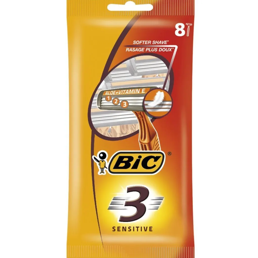 Heren Bic Scheermesjes>3 Sensitive Scheermesjes