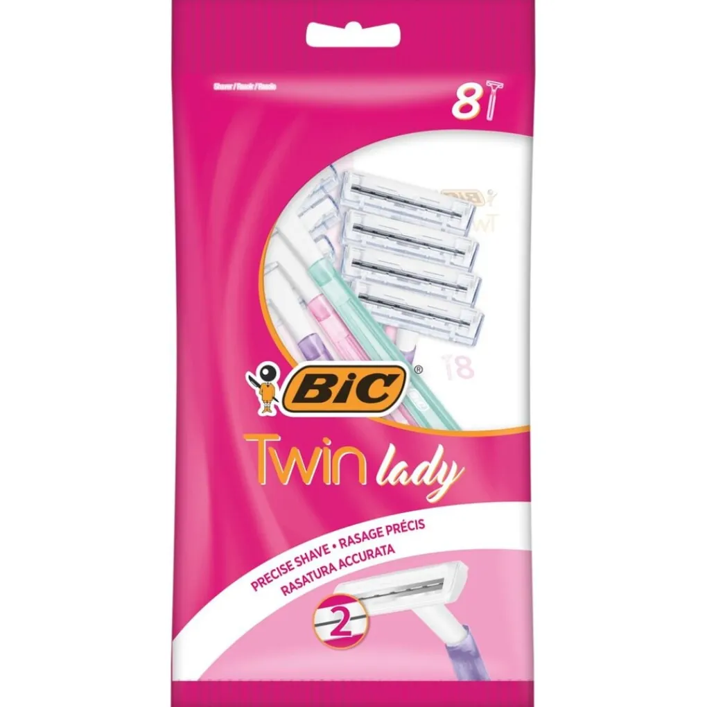 Heren Bic Scheermesjes>Twin Lady Pouch Wegwerpscheermesjes