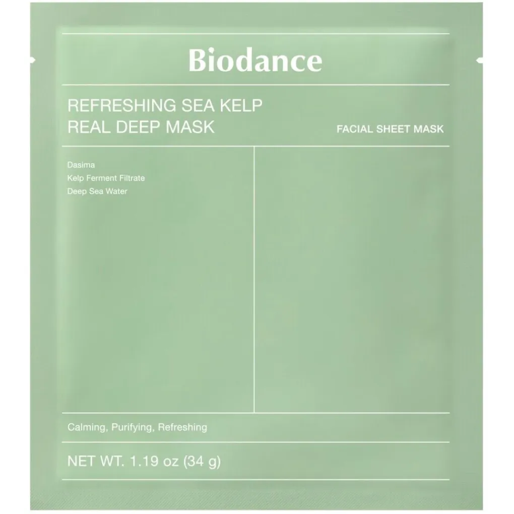 Biodance Gezichtsmaskers>Refreshing Sea Kelp Real Mask