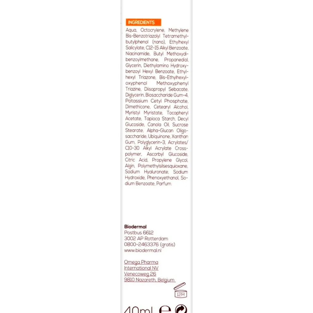 Biodermal Zonnebrand>Anti Age SPF50+ Zonnecrème voor het Gezicht
