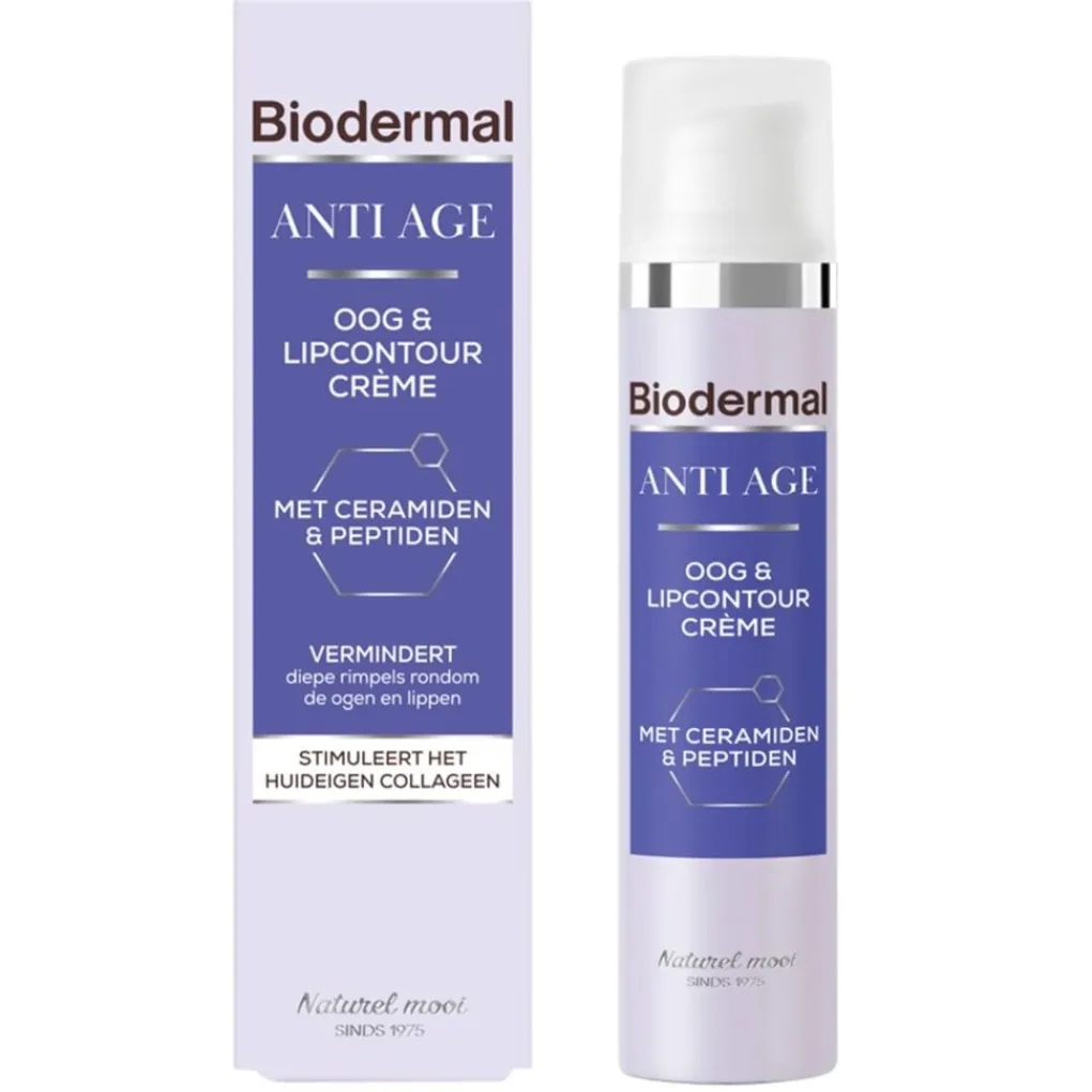 Biodermal Oogcreme>Anti-Age Oog & Lipcountourcrème