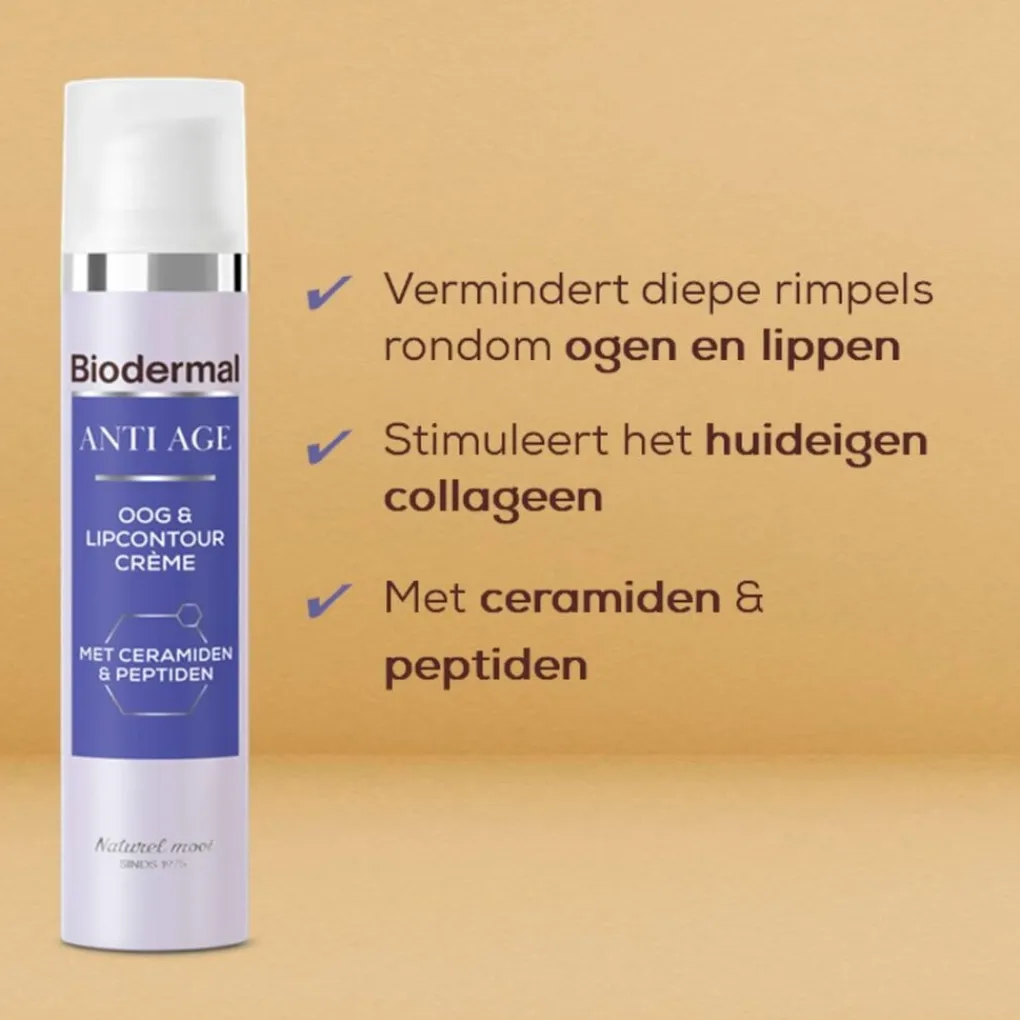 Biodermal Oogcreme>Anti-Age Oog & Lipcountourcrème