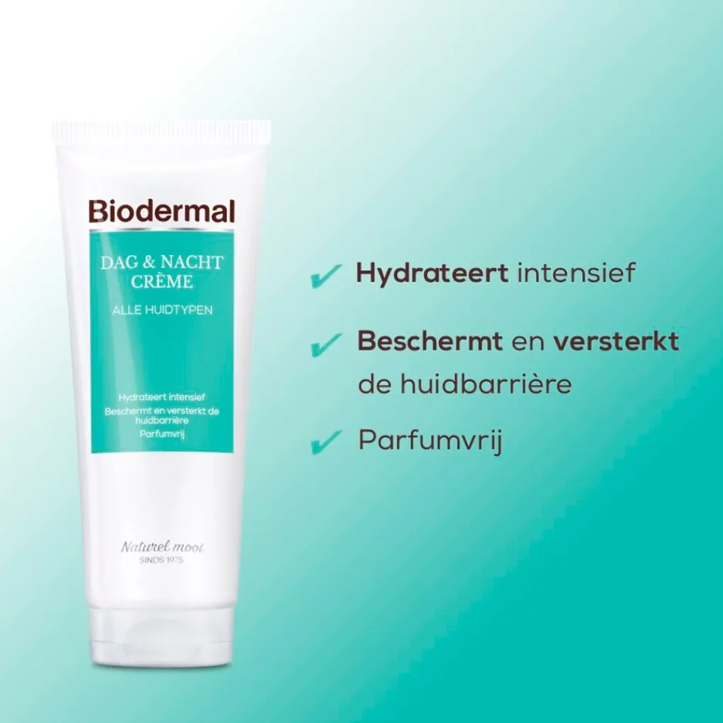 Biodermal Dagcreme|Nachtcreme>Dag & Nachtcrème voor alle Huidtypen