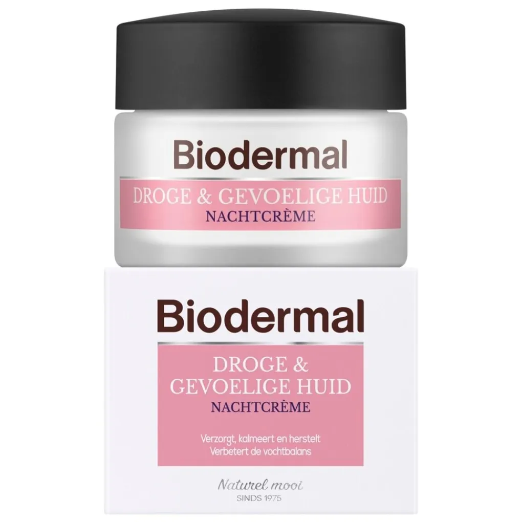 Biodermal Nachtcreme>Nachtcrème voor de Droge en Gevoelige Huid