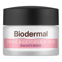 Biodermal Nachtcreme>Nachtcrème voor de Droge en Gevoelige Huid