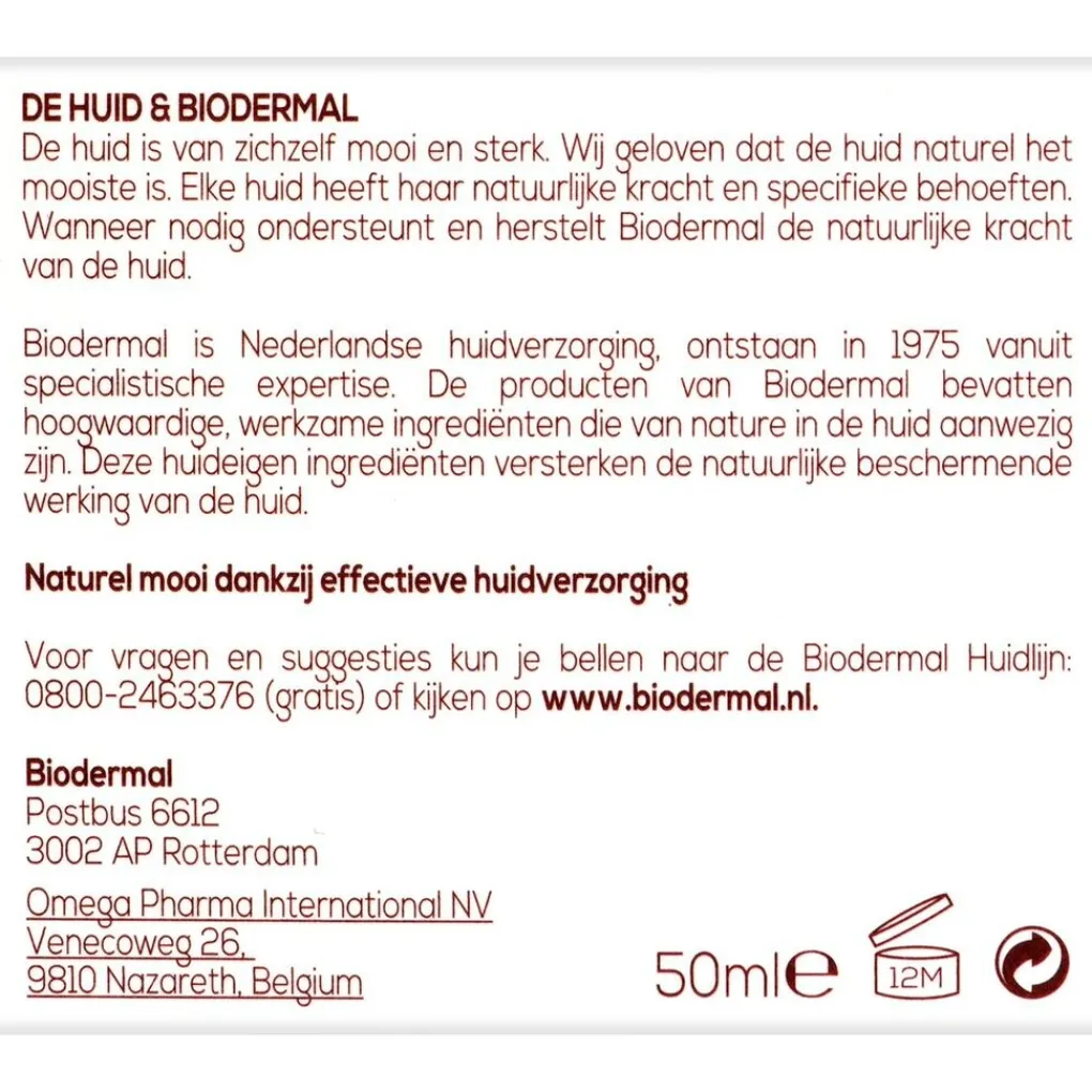 Biodermal Nachtcreme>Nachtcrème voor de Droge en Gevoelige Huid
