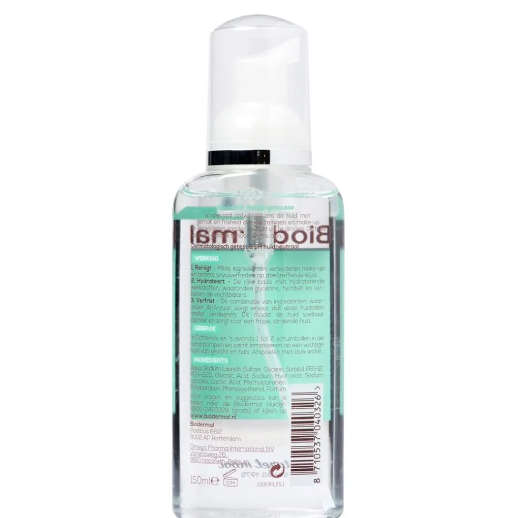 Biodermal Gezichtsreiniging>Reinigingsmousse