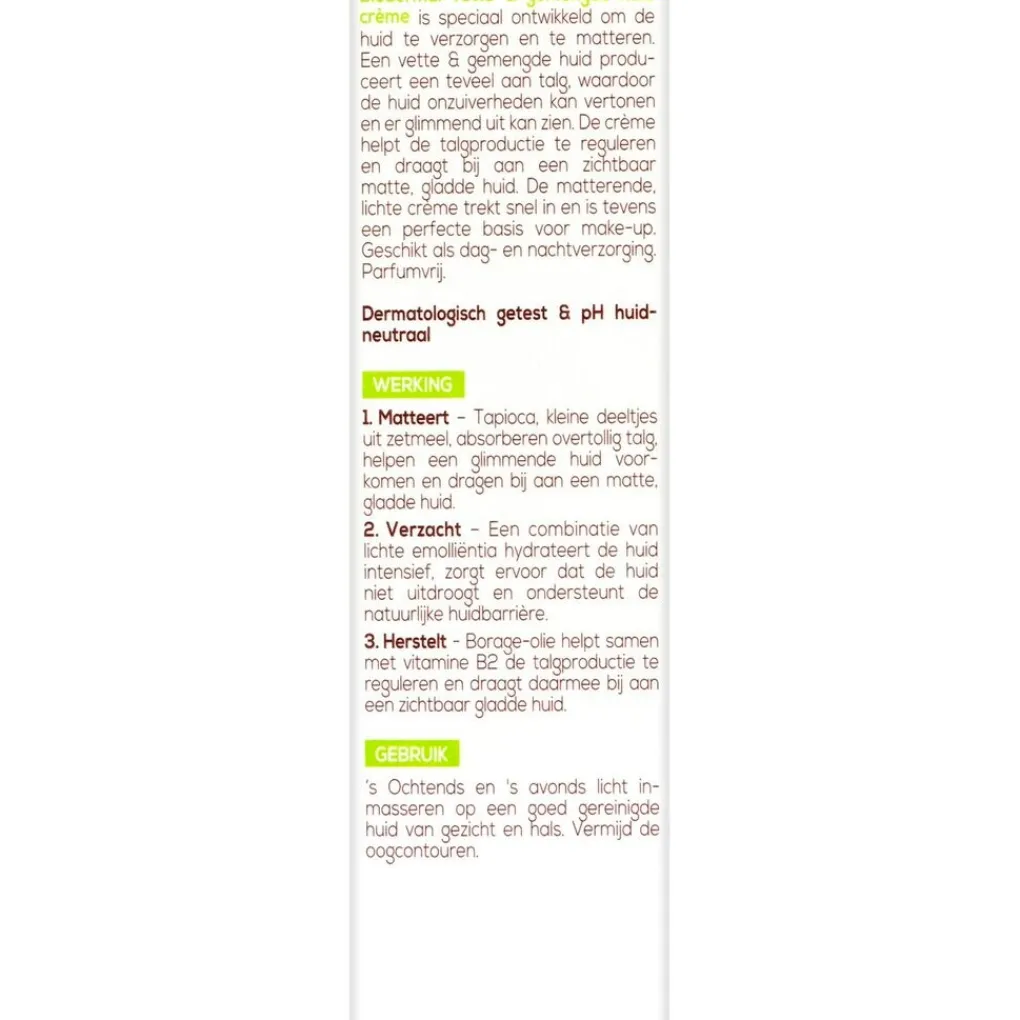 Biodermal Dagcreme|Nachtcreme>Vette & Gemengde Huid Crème