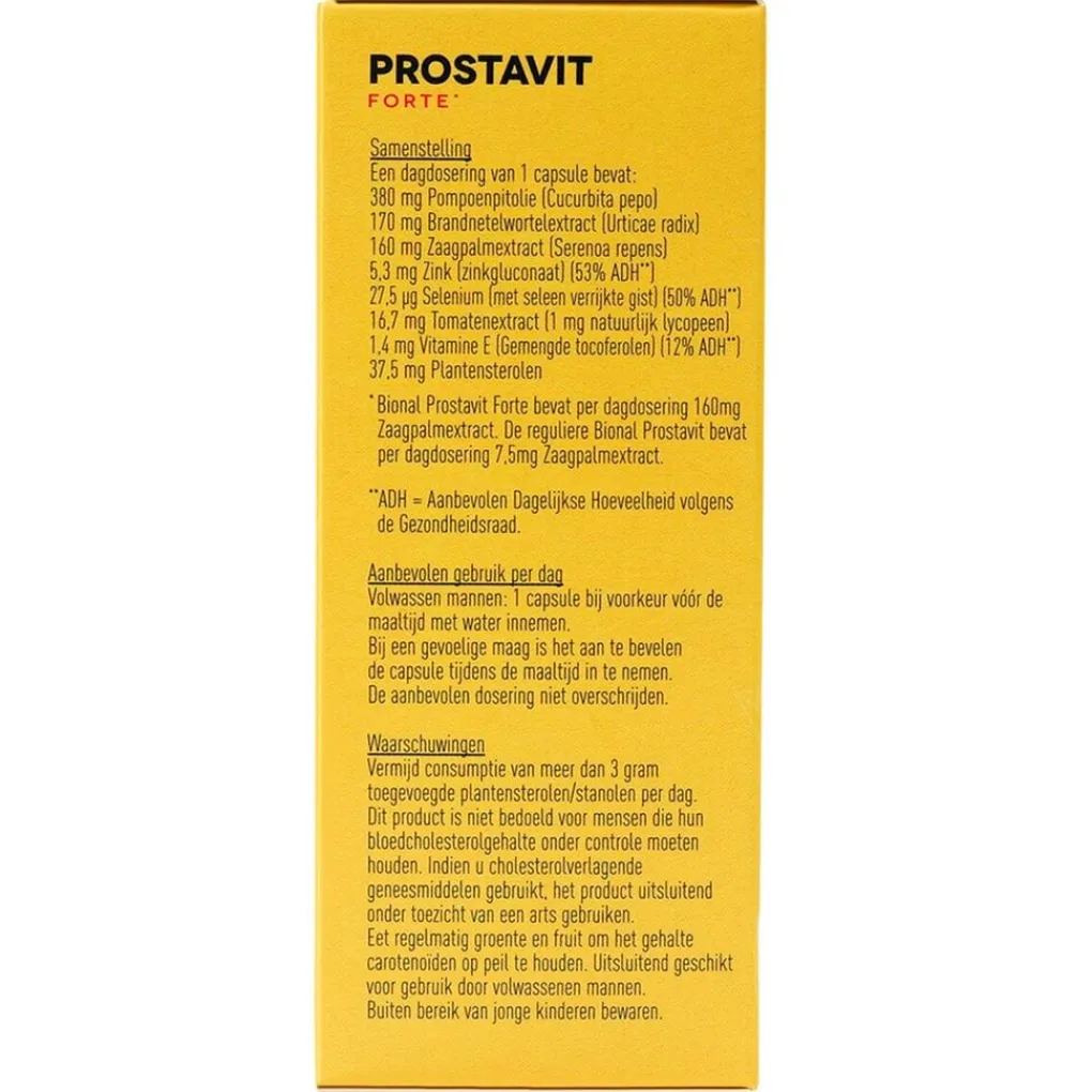 Bional Prostaatsupplementen>Prostavit Forte** Capsules