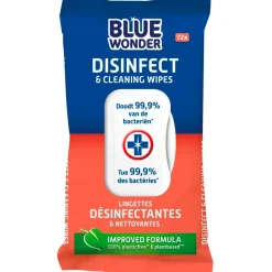 Blue Wonder Schoonmaakmiddelen>Disinfect & Cleaning Wipes