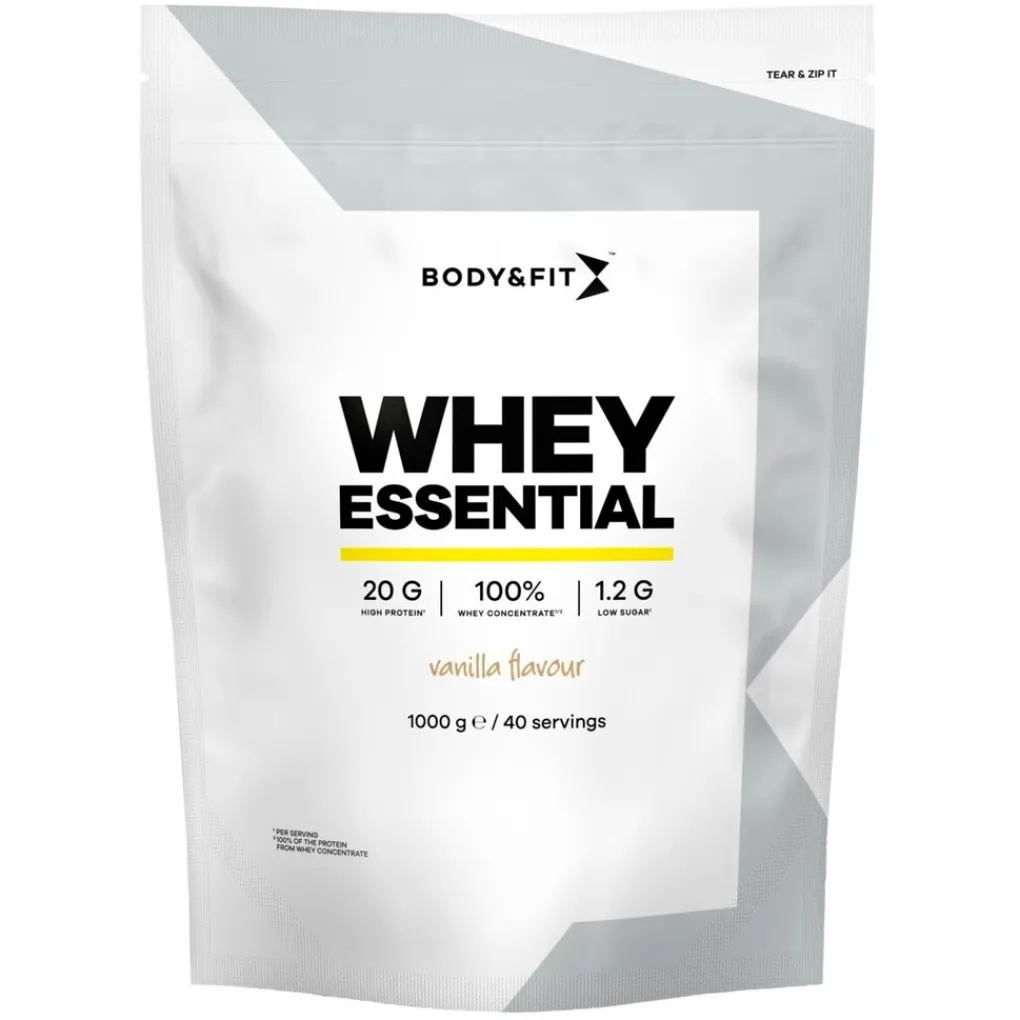 Body & Fit Proteïne (Eiwit) Poeders>Whey Essential Vanilla Eiwitshake
