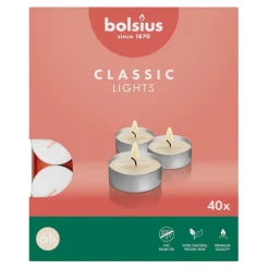 Bolsius Kaarsen>Classic Lights 6-Uur Waxinelichtjes