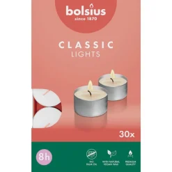 Bolsius Kaarsen>Classic Lights 8-Uur Waxinelichtjes