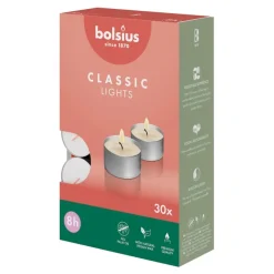 Bolsius Kaarsen>Classic Lights 8-Uur Waxinelichtjes