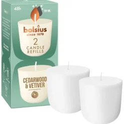 Bolsius Kaarsen>Clean Light Cederwood Navulling
