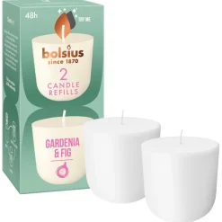 Bolsius Kaarsen>Clean Light Gardenia & Fig Navulling