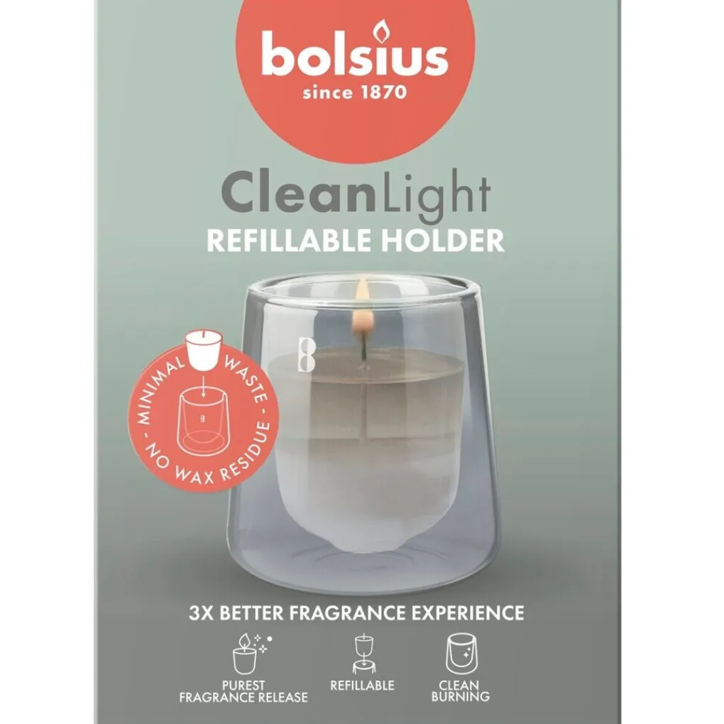 Bolsius Kaarsen>Cleanlight Cypress & Amber Starterkit