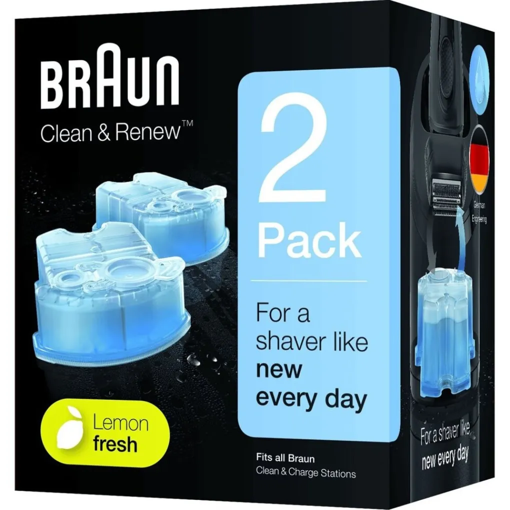Heren Braun Elektrische Scheerapparaten>CCR2 Clean&Charge Navulling