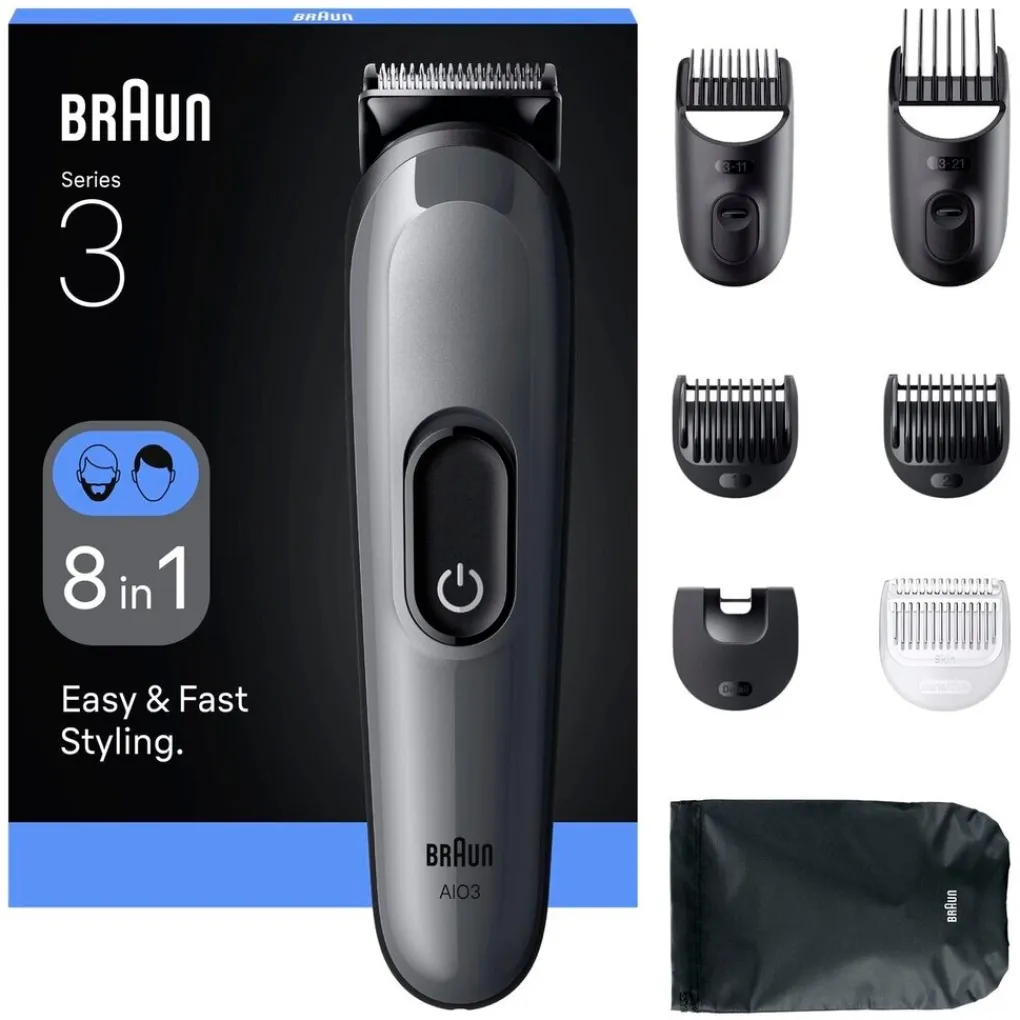 Heren Braun Baardtrimmers>Series 3 MGK3540 8-in-1 Verzorgingsset