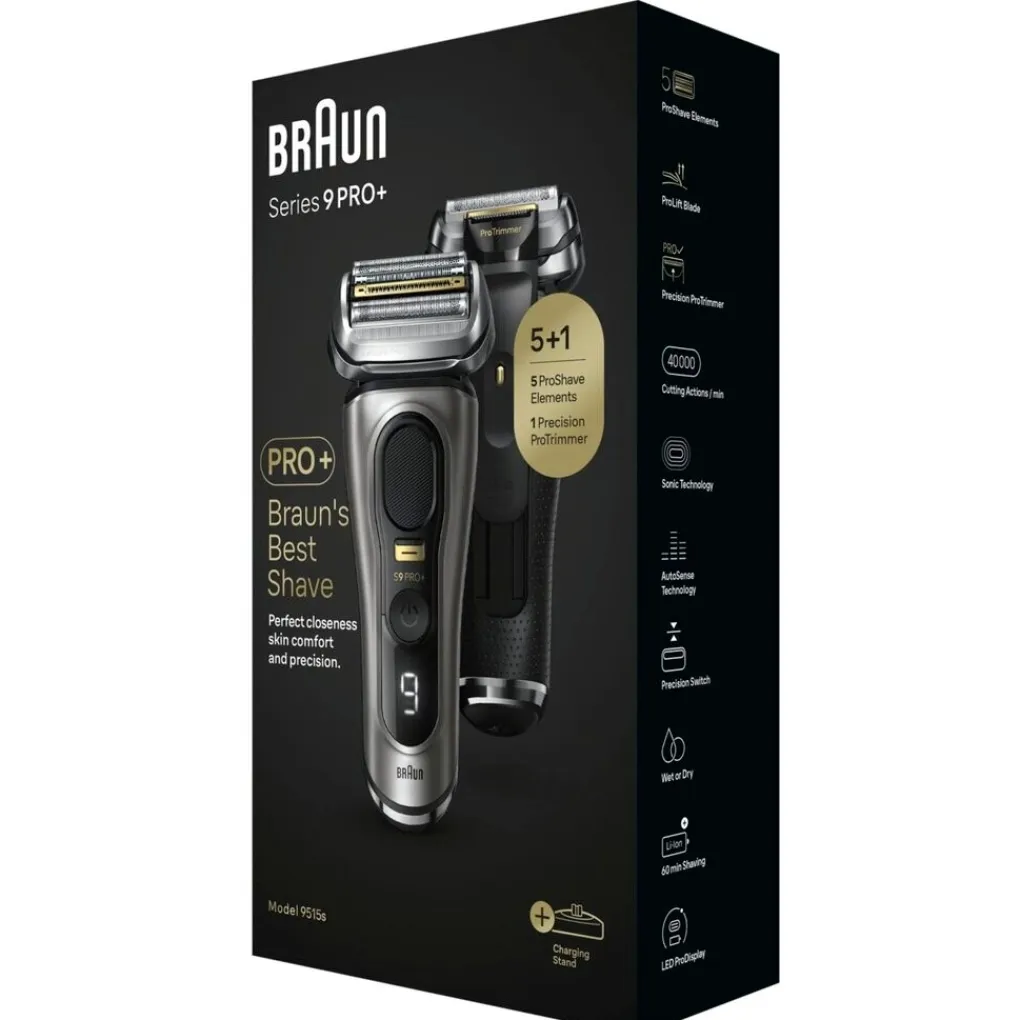 Heren Braun Elektrische Scheerapparaten>Series 9 Pro+ 9515s Elektrisch Scheerapparaat