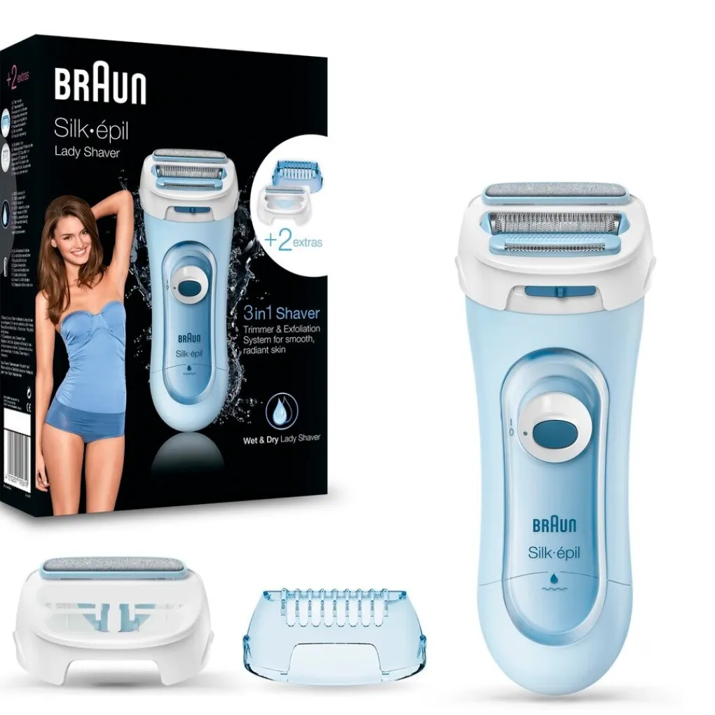 Heren Braun Elektrische Scheerapparaten>Silk-épil 5160 3in1 Lady Shaver
