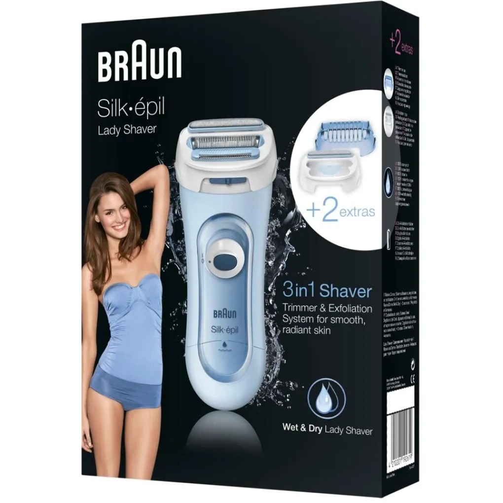 Heren Braun Elektrische Scheerapparaten>Silk-épil 5160 3in1 Lady Shaver