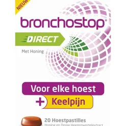 Bronchostop Luchtwegen>Direct Hoestpastilles met Honing