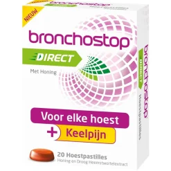 Bronchostop Luchtwegen>Direct Hoestpastilles met Honing