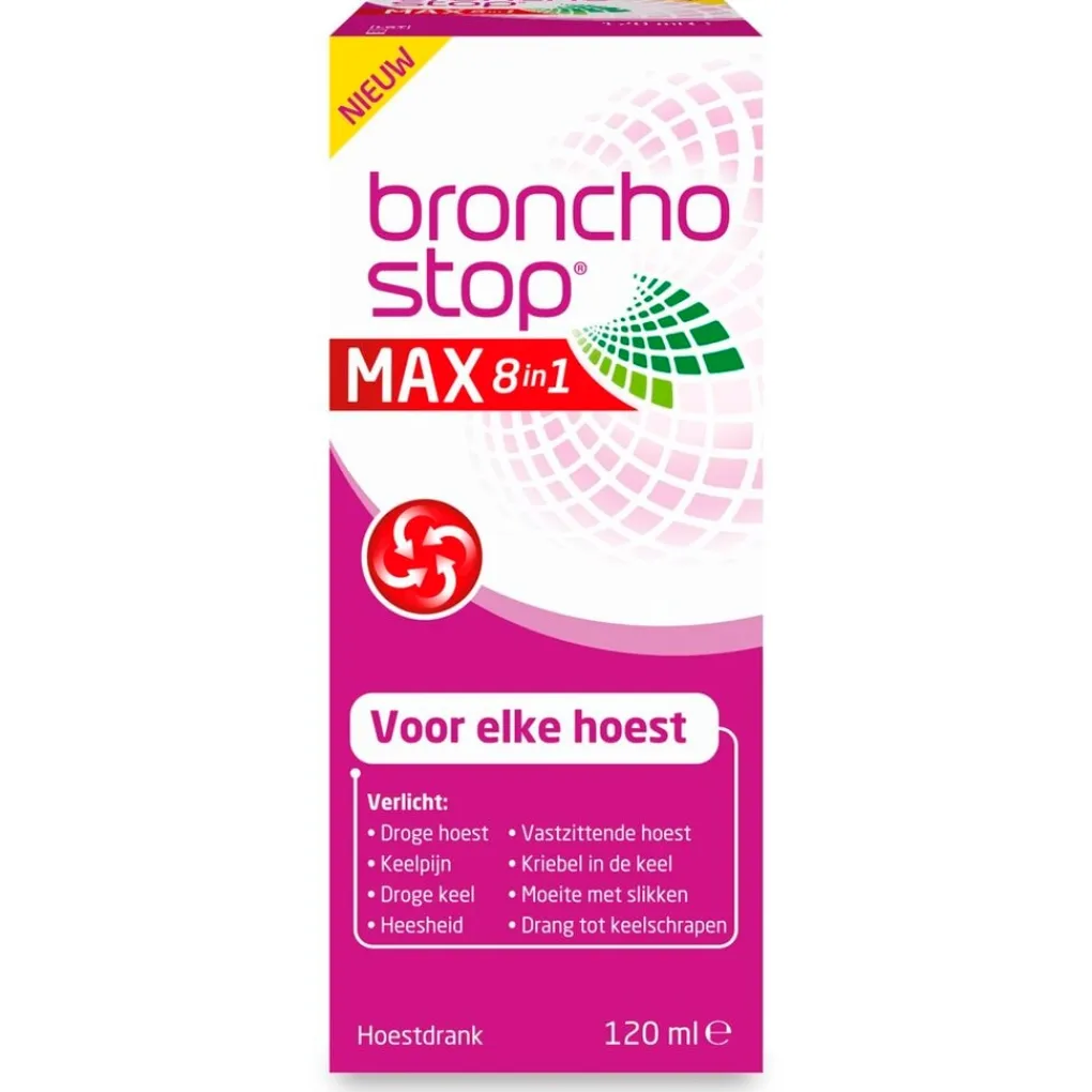 Bronchostop Luchtwegen>Max 8-in-1 Hoestdrank