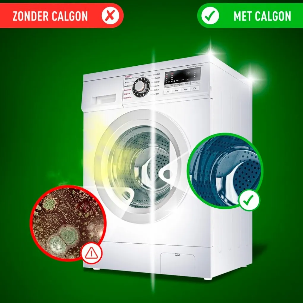 Calgon Schoonmaakmiddelen>Hygiëne+ Wasmachinereiniger Gel