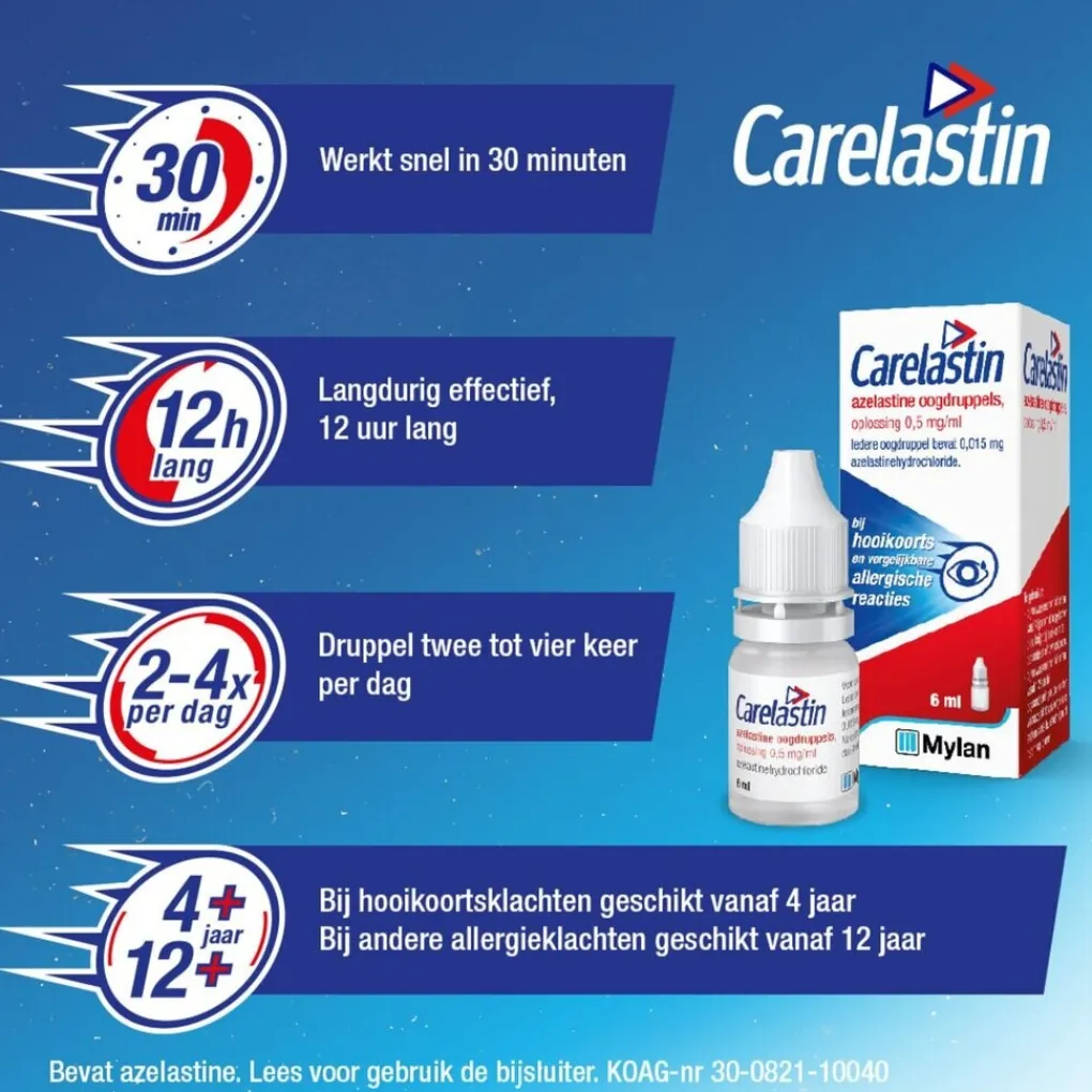 Carelastin Allergische Reacties>Oogdruppels