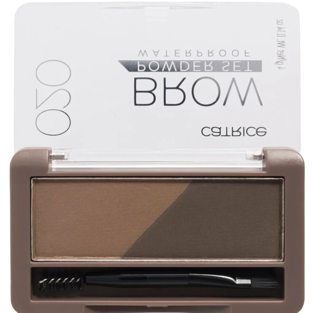Catrice Wenkbrauw Make-Up>020 Ash Brown Wenkbrauwpoeder Set Waterproof