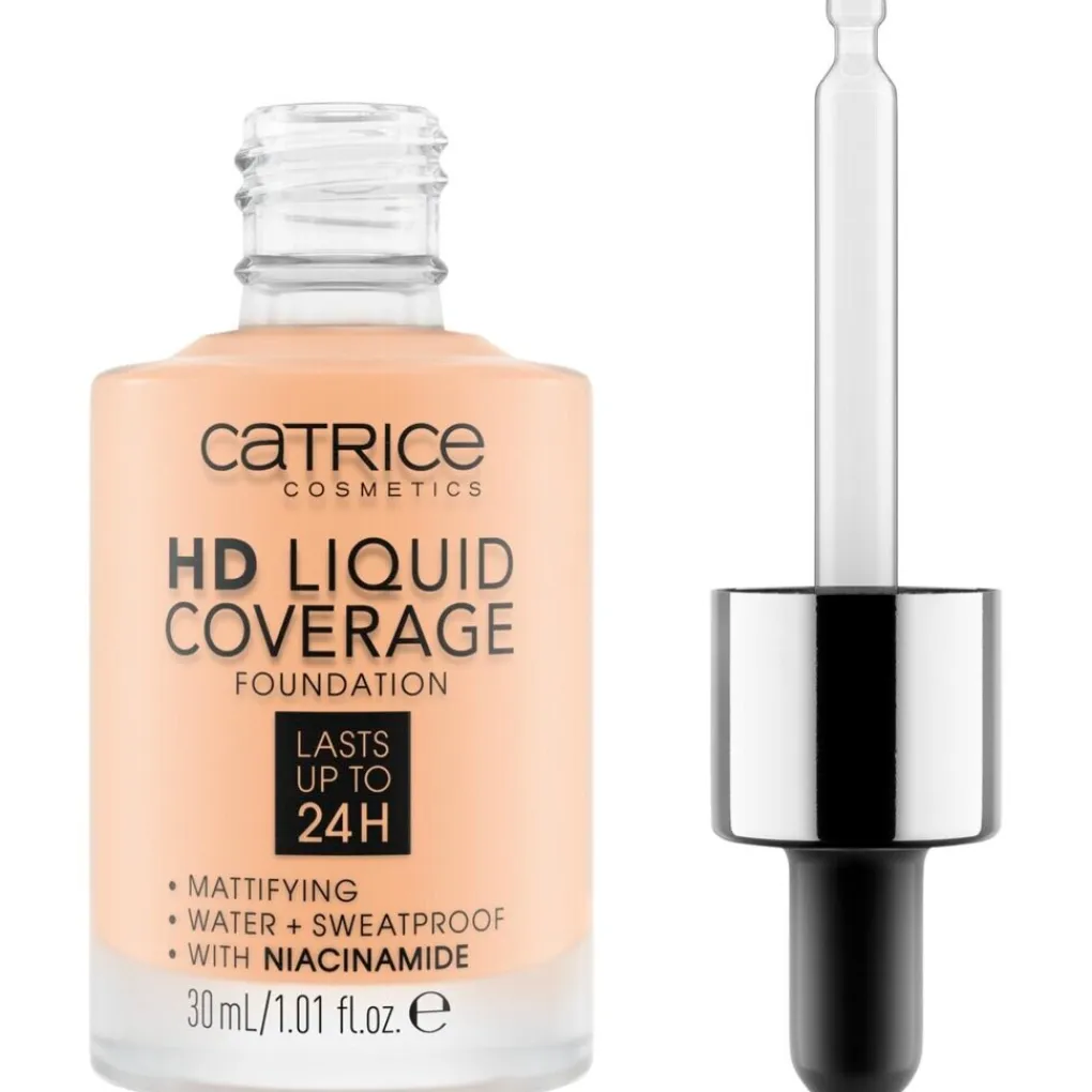 Catrice Foundation>HD 005 Ivory Beige Liquid Coverage Foundation