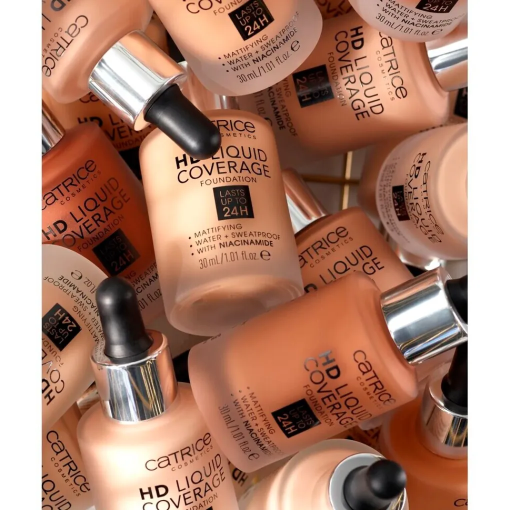 Catrice Foundation>HD 34 Medium Beige Liquid Coverage Foundation